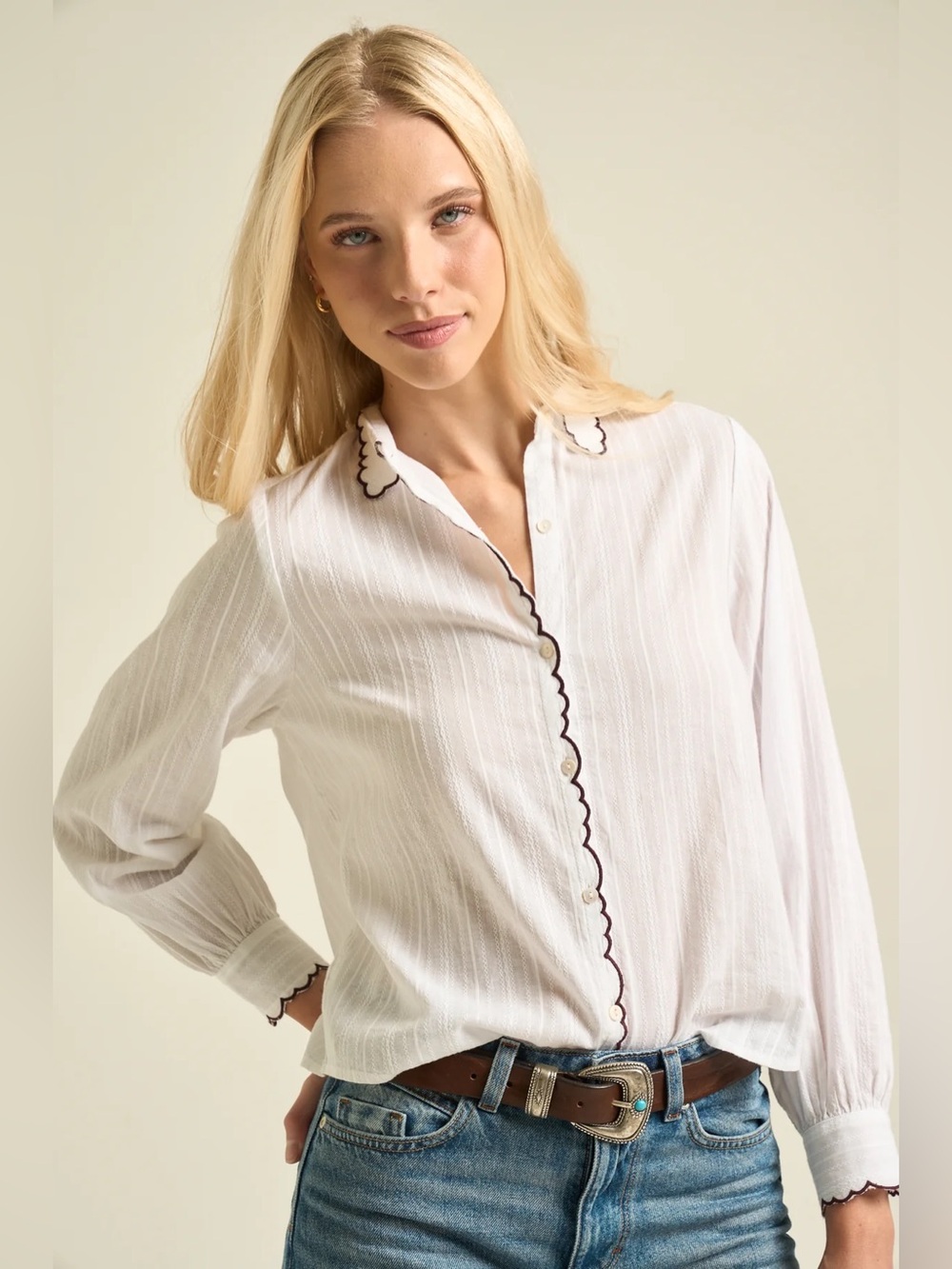 Sonmer Amelia Blouse White